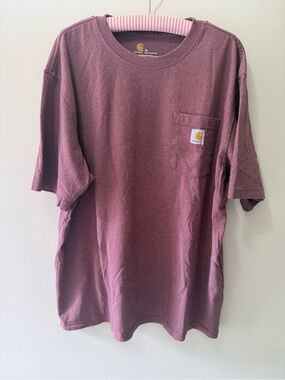 Carhartt Workwear Original Fit Pock T Shirt Red Maroon Men’s XL